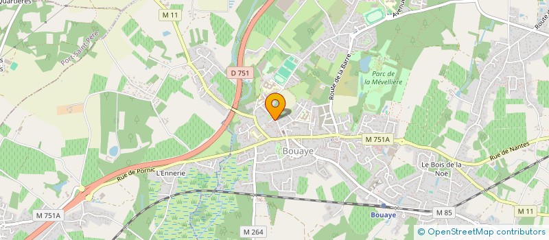 localisation de l'entreprise MONSIEUR FABRICE MOREAU  BOUAYE