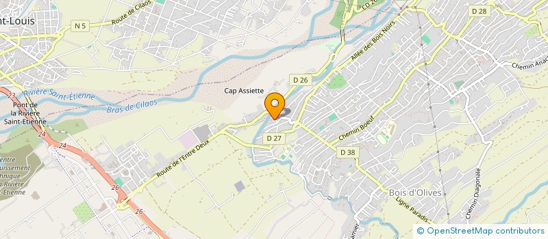 localisation de l'entreprise MONSIEUR FABRICE MOREAUX  SAINT-PIERRE