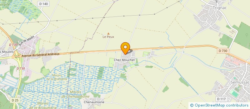 localisation de l'entreprise MONSIEUR FABRICE MOREL  SEMUSSAC