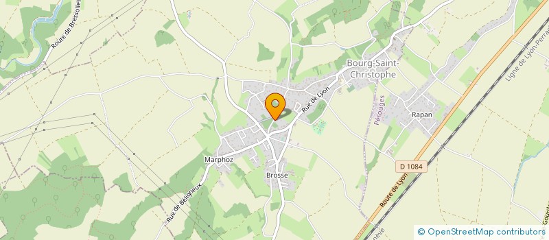 localisation de l'entreprise MONSIEUR FABRICE MORGILLO  BOURG-SAINT-CHRISTOPHE