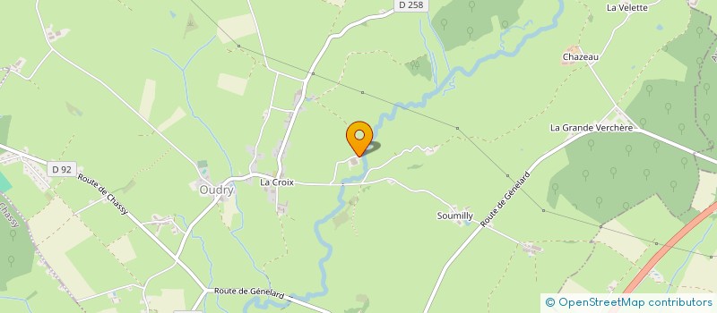 localisation de l'entreprise MONSIEUR FABRICE MORIN  OUDRY