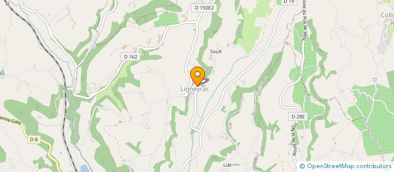 localisation de l'entreprise MONSIEUR FABRICE MORISSEAU  COLLONGES-LA-ROUGE