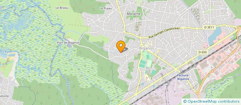 localisation de l'entreprise MONSIEUR FABRICE MORISSON  BIGANOS