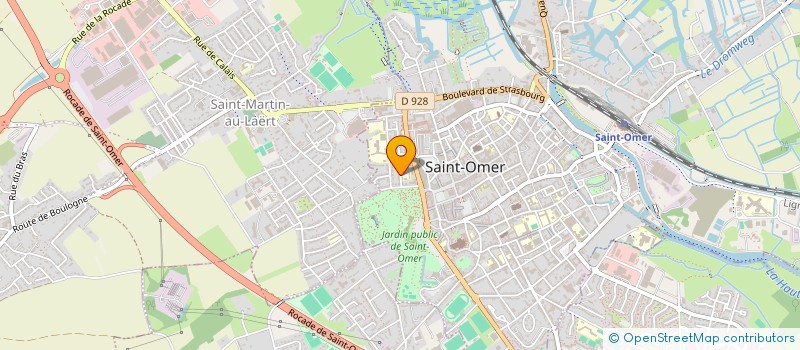 localisation de l'entreprise MONSIEUR FABRICE MORLON  SAINT OMER