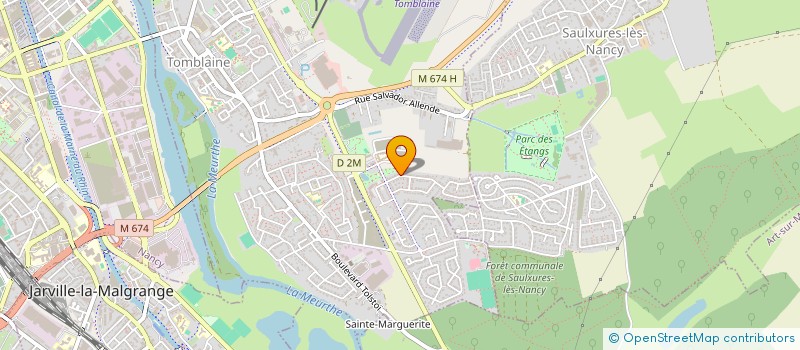 localisation de l'entreprise MONSIEUR FABRICE MOSBAH  TOMBLAINE