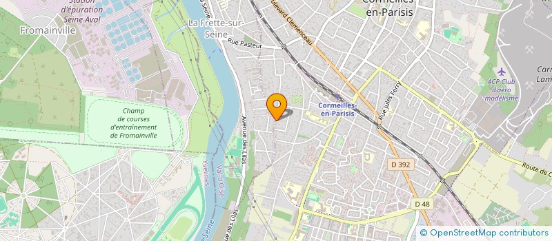 localisation de l'entreprise MONSIEUR FABRICE MOTTE à CORMEILLES-EN-PARISIS