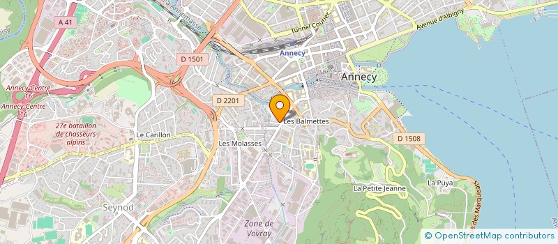 localisation de l'entreprise MONSIEUR FABRICE MOUCHET à ANNECY