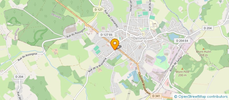 localisation de l'entreprise MONSIEUR FABRICE MOUCHON  LONGFOSSE