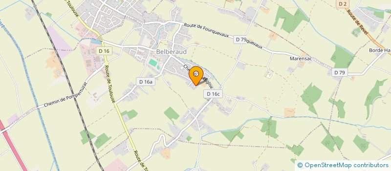 localisation de l'entreprise MONSIEUR FABRICE MOULIN-NEXON  BELBERAUD