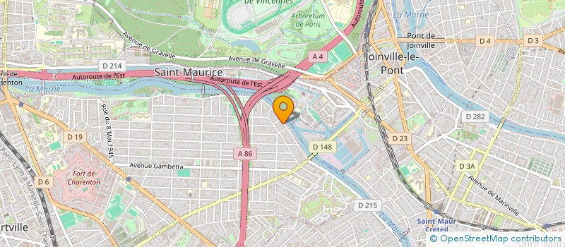 localisation de l'entreprise MONSIEUR FABRICE MOURLIN  MAISONS-ALFORT