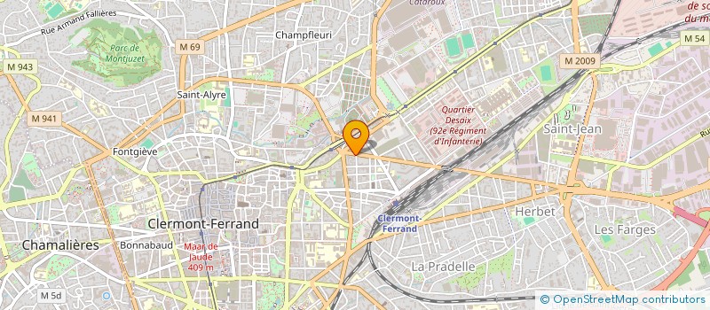 localisation de l'entreprise MONSIEUR FABRICE MOUTY  CLERMONT-FERRAND