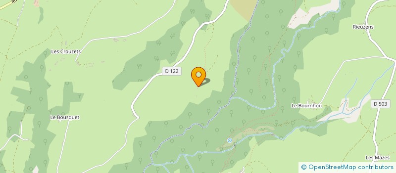 localisation de l'entreprise MONSIEUR FABRICE MURIEL  PRADES D'AUBRAC