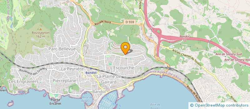 localisation de l'entreprise MONSIEUR FABRICE MUSU à BANDOL