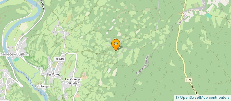 localisation de l'entreprise MONSIEUR FABRICE N DIAYE  CHENECEY-BUILLON