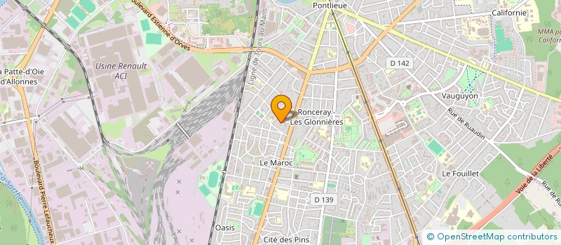 localisation de l'entreprise MONSIEUR FABRICE NAITAMMAR  LE MANS