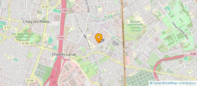 localisation de l'entreprise MONSIEUR FABRICE NDOTAH  CHEVILLY-LARUE