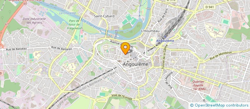 localisation de l'entreprise MONSIEUR FABRICE NEAUD à ANGOULEME