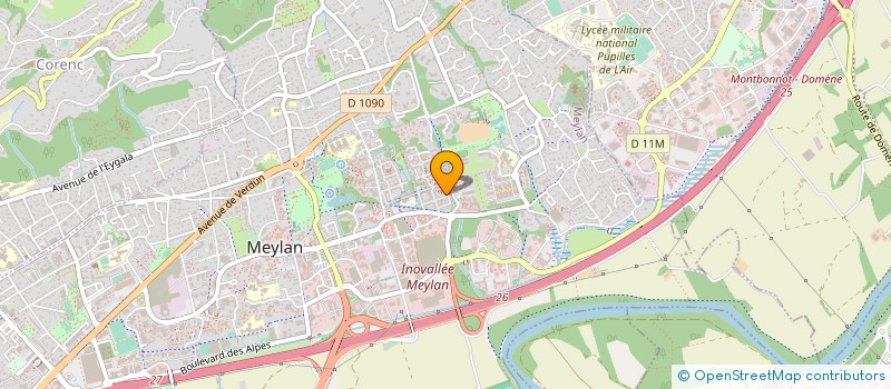 localisation de l'entreprise MONSIEUR FABRICE NEGRO à MEYLAN