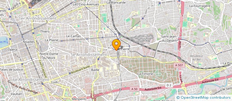 localisation de l'entreprise MONSIEUR FABRICE NEKKAR à MARSEILLE