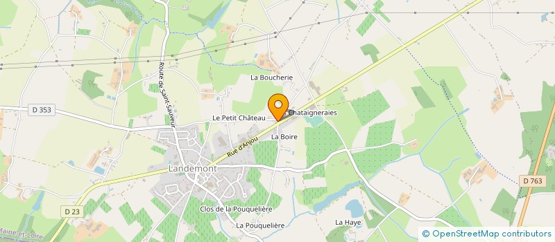 localisation de l'entreprise MONSIEUR FABRICE NOBLET à OREE-D'ANJOU