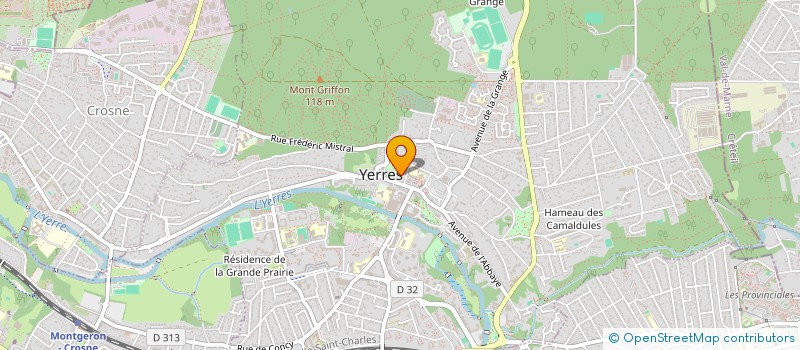 localisation de l'entreprise MONSIEUR FABRICE NOTTRELET  YERRES