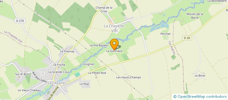 localisation de l'entreprise MONSIEUR FABRICE OGET à LES ASPRES