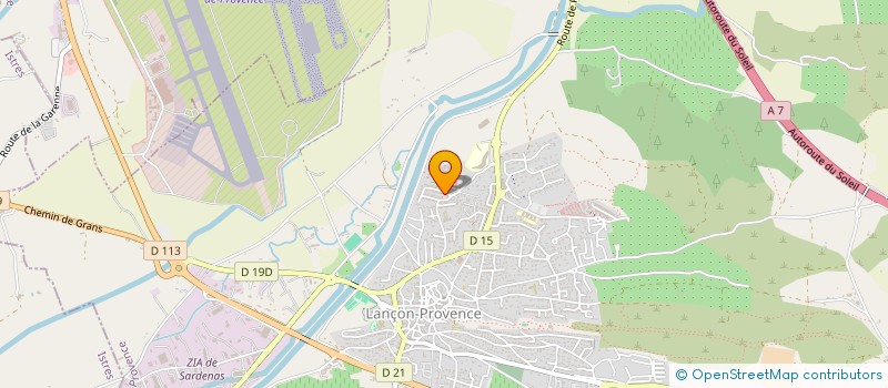 localisation de l'entreprise MONSIEUR FABRICE OLIVEIRA  LANCON-PROVENCE