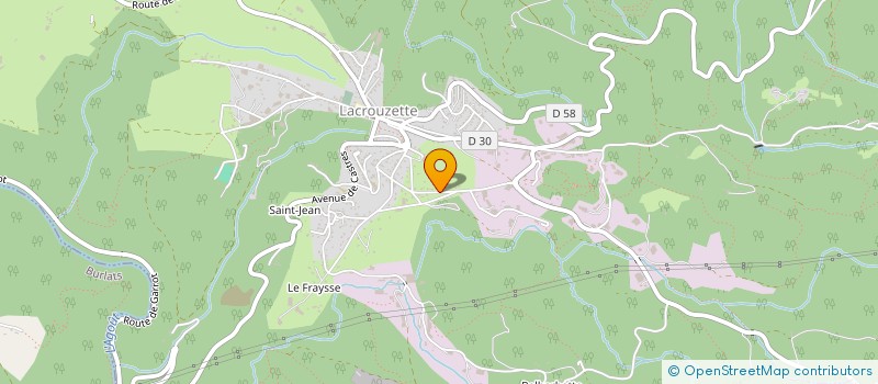 localisation de l'entreprise MONSIEUR FABRICE OLIVET  LACROUZETTE