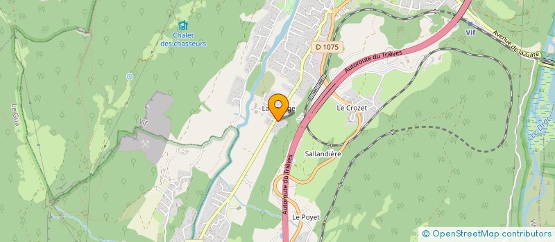 localisation de l'entreprise MONSIEUR FABRICE OLIVIERI  VIF