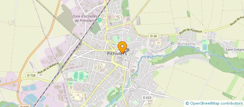 localisation de l'entreprise MONSIEUR FABRICE ONESTAS à PITHIVIERS