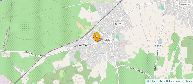 localisation de l'entreprise MONSIEUR FABRICE ORIGHONI  BEAUVOISIN