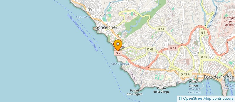 localisation de l'entreprise MONSIEUR FABRICE ORTEGA à SCHOELCHER