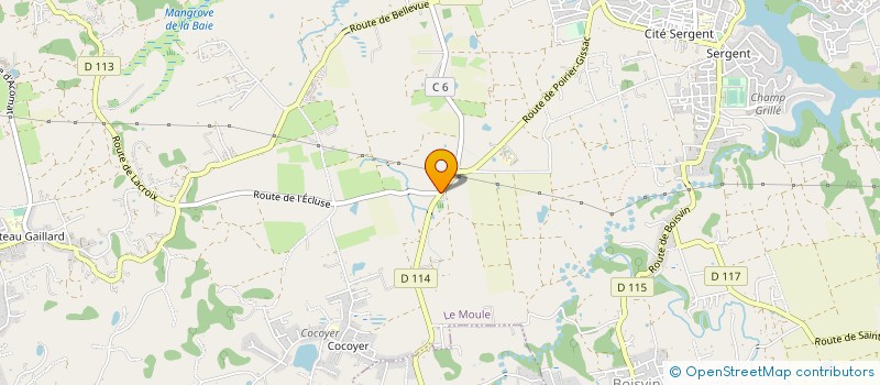 localisation de l'entreprise MONSIEUR FABRICE OUJAGIR  LE MOULE