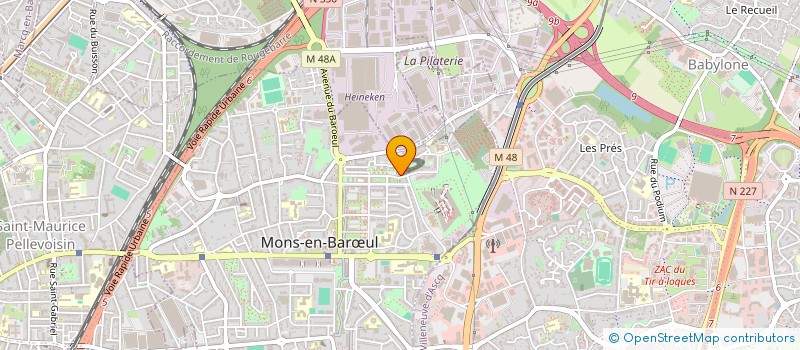 localisation de l'entreprise MONSIEUR FABRICE OVAERT à MONS-EN-BARŒUL