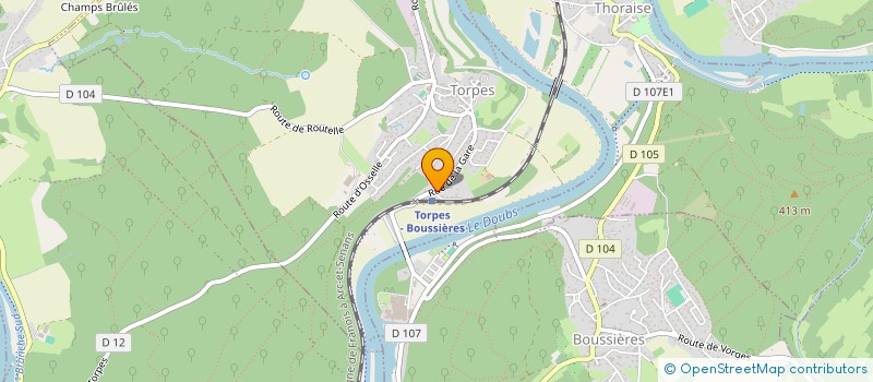 localisation de l'entreprise MONSIEUR FABRICE OZIARD  BYANS-SUR-DOUBS