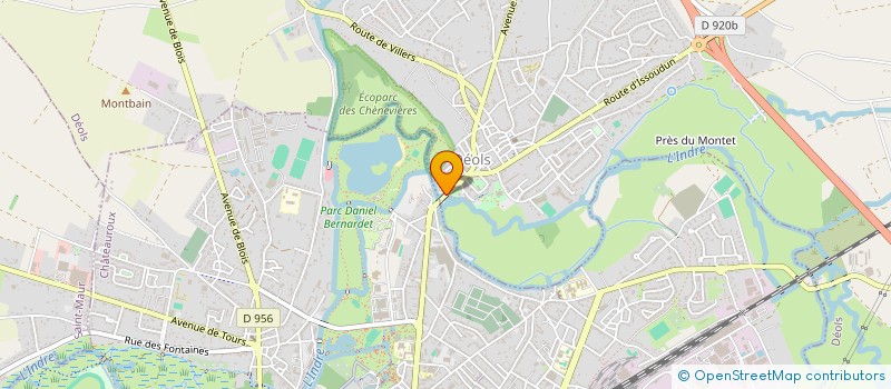 localisation de l'entreprise MONSIEUR FABRICE PAILLET  DEOLS