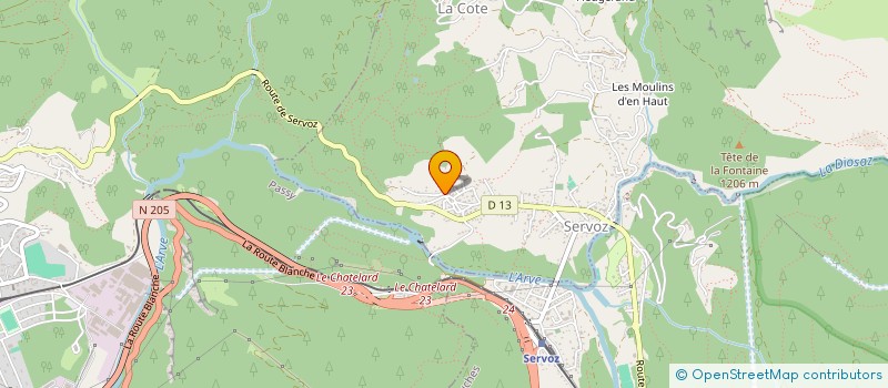 localisation de l'entreprise MONSIEUR FABRICE PAIROT DE FONTENAY  SAINT-GERVAIS-LES-BAINS