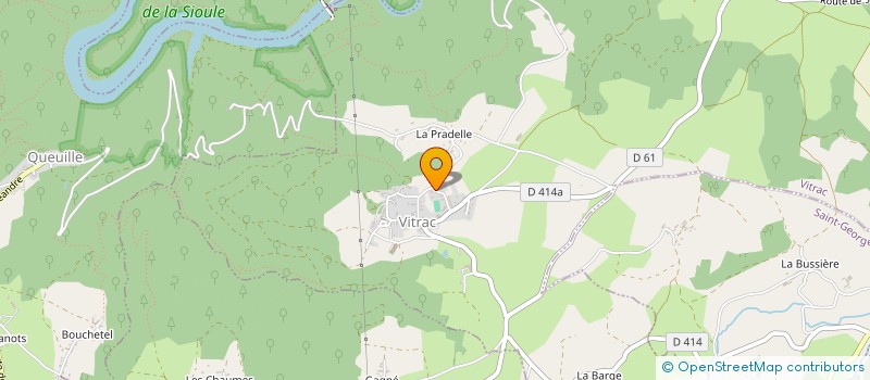 localisation de l'entreprise MONSIEUR FABRICE PAJOT à VITRAC
