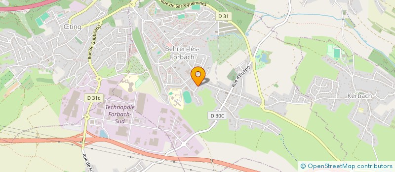 localisation de l'entreprise MONSIEUR FABRICE PALERMO  BEHREN-LES-FORBACH