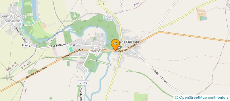 localisation de l'entreprise MONSIEUR FABRICE PALLAUD  CHAROST