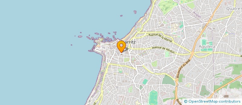 localisation de l'entreprise MONSIEUR FABRICE PALMER à BIARRITZ