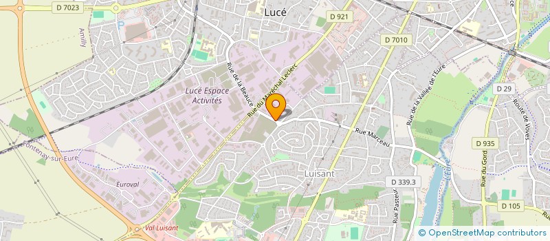 localisation de l'entreprise MONSIEUR FABRICE PAOLETTI à LUISANT