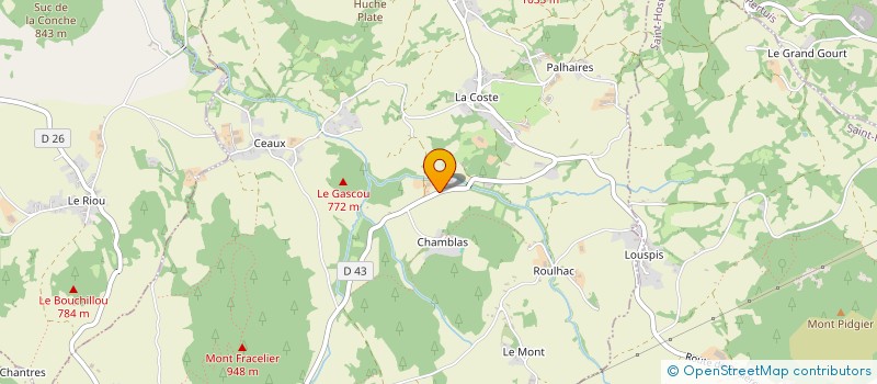 localisation de l'entreprise MONSIEUR FABRICE PASCAL  SAINT-ETIENNE-LARDEYROL