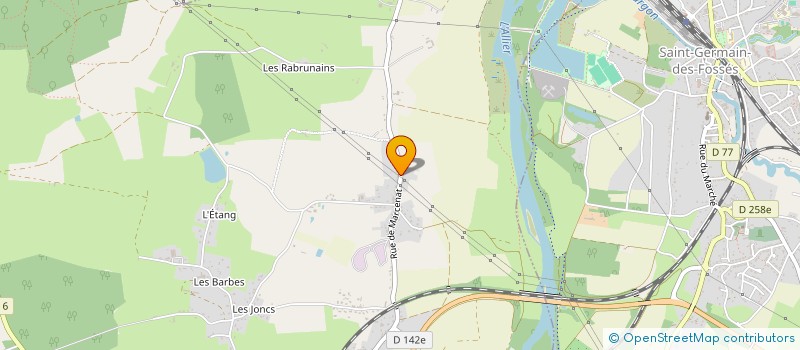 localisation de l'entreprise MONSIEUR FABRICE PASSEMARD  SAINT-REMY-EN-ROLLAT