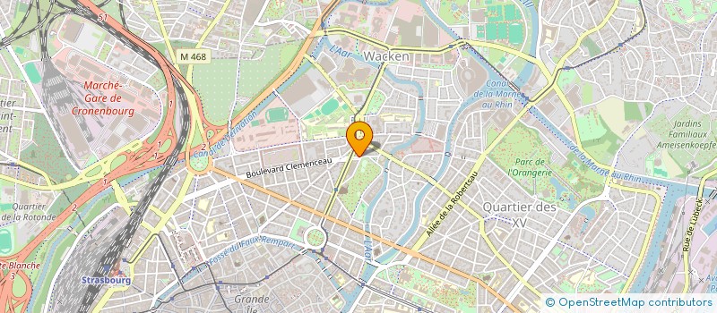localisation de l'entreprise MONSIEUR FABRICE PASSIGNAT à STRASBOURG