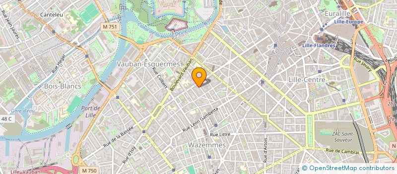 localisation de l'entreprise MONSIEUR FABRICE PASTOR  LILLE