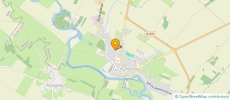 localisation de l'entreprise MONSIEUR FABRICE PATOZ  PESMES