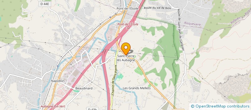 localisation de l'entreprise MONSIEUR FABRICE PAUL MARIE LERAY à AUBAGNE