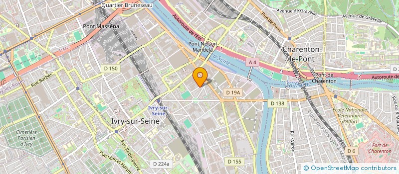 localisation de l'entreprise MONSIEUR FABRICE PAULET à IVRY-SUR-SEINE