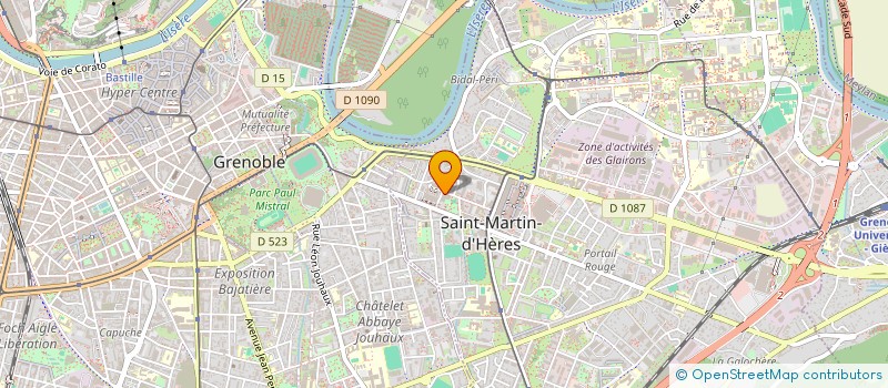 localisation de l'entreprise MONSIEUR FABRICE PAUMIER  SAINT-MARTIN-D'HERES